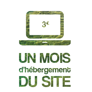 Un mois d'hébergement du site