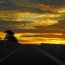 Coucher De Soleil Dans L'outback