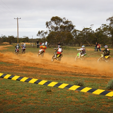 Course De Motocross Dans Le Bush En Australie