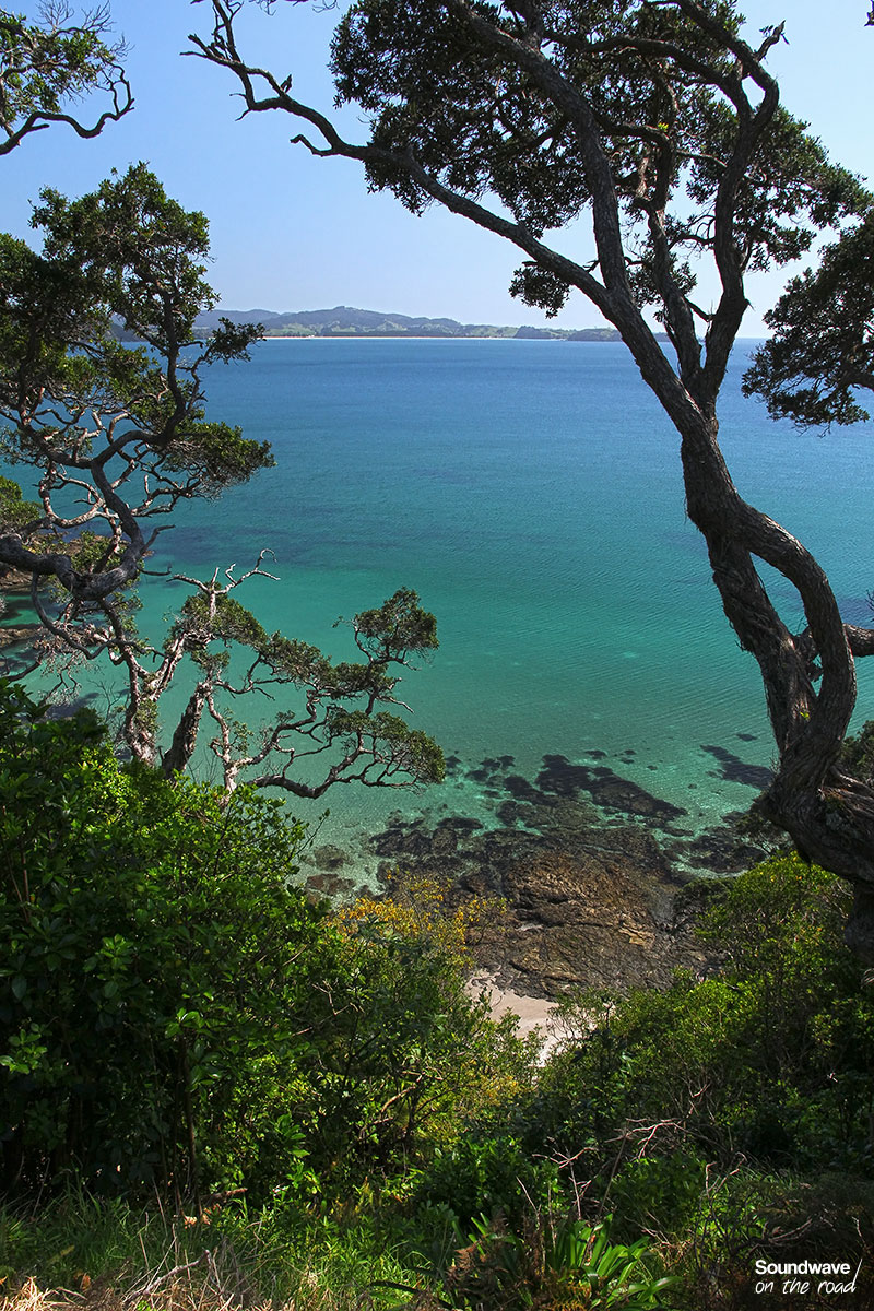 Paysage côtier en Nouvelle Zélande
