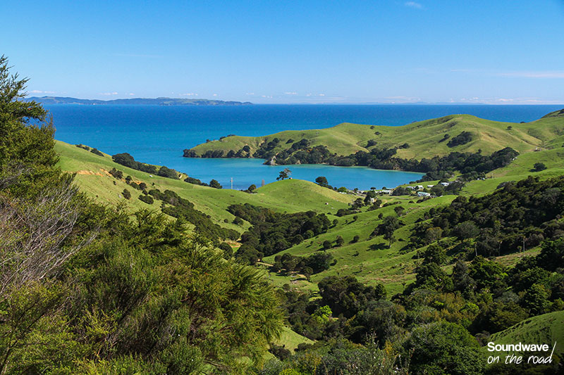 Baie turquoise en Nouvelle Zélande