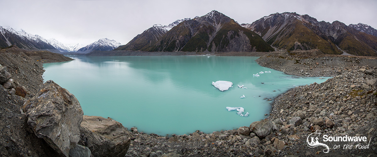 Tasman Lake and Glacier, New Zealand