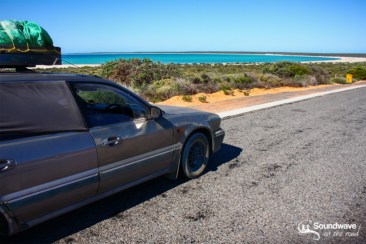 Road trip in Shark Bay, Western Australia