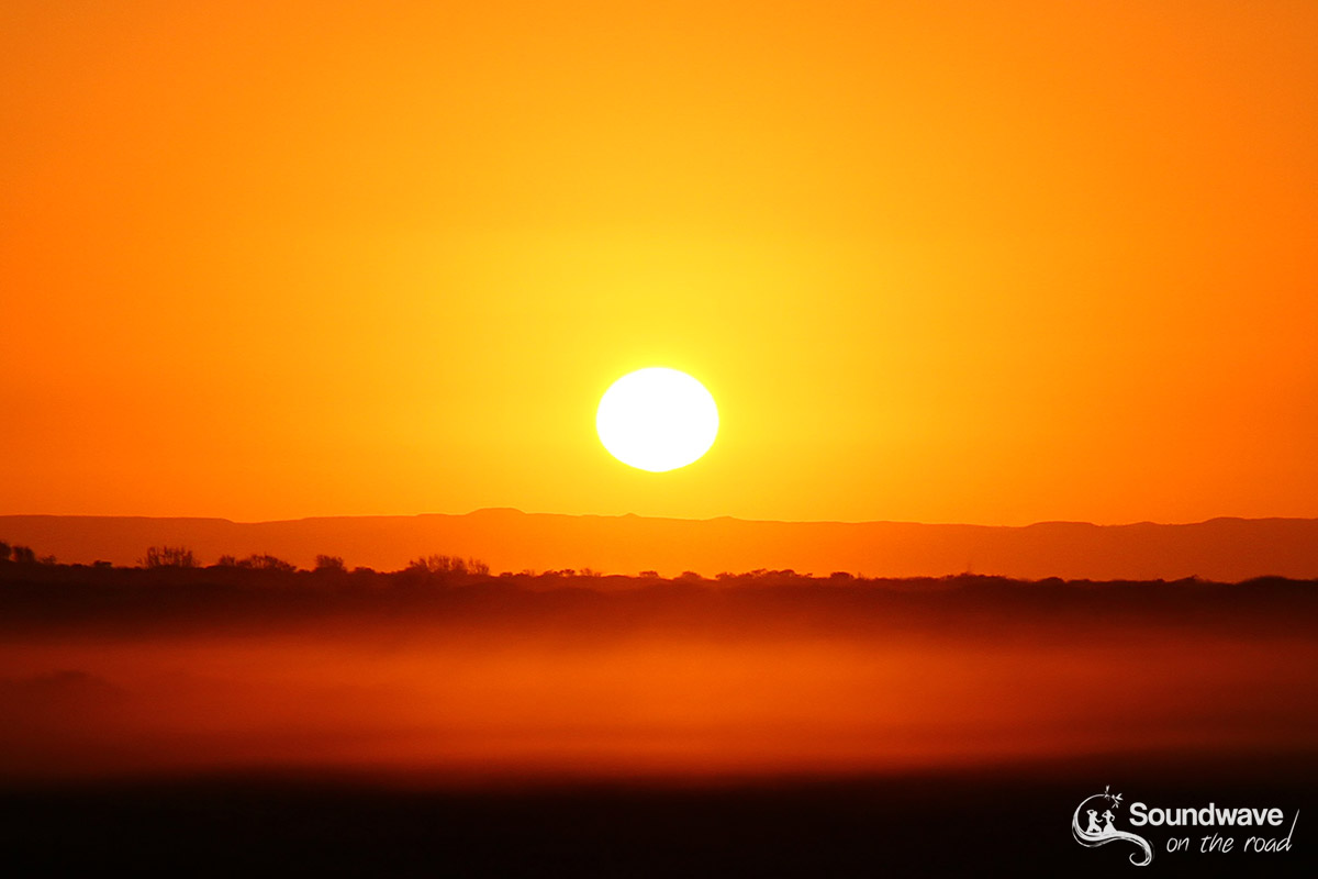 Sunrise in the australian outback