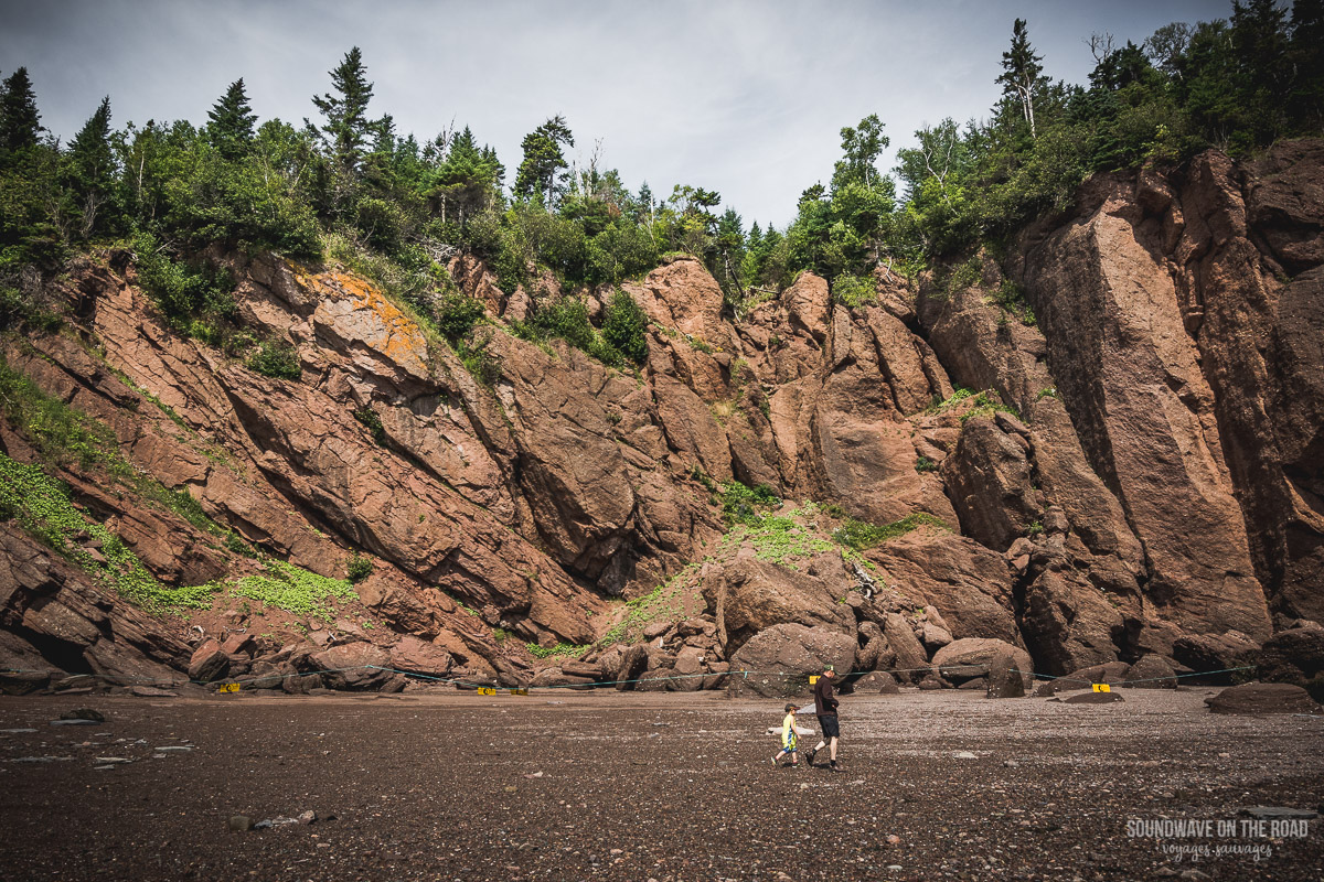 Les Hopewell Rocks au Nouveau Brunswick