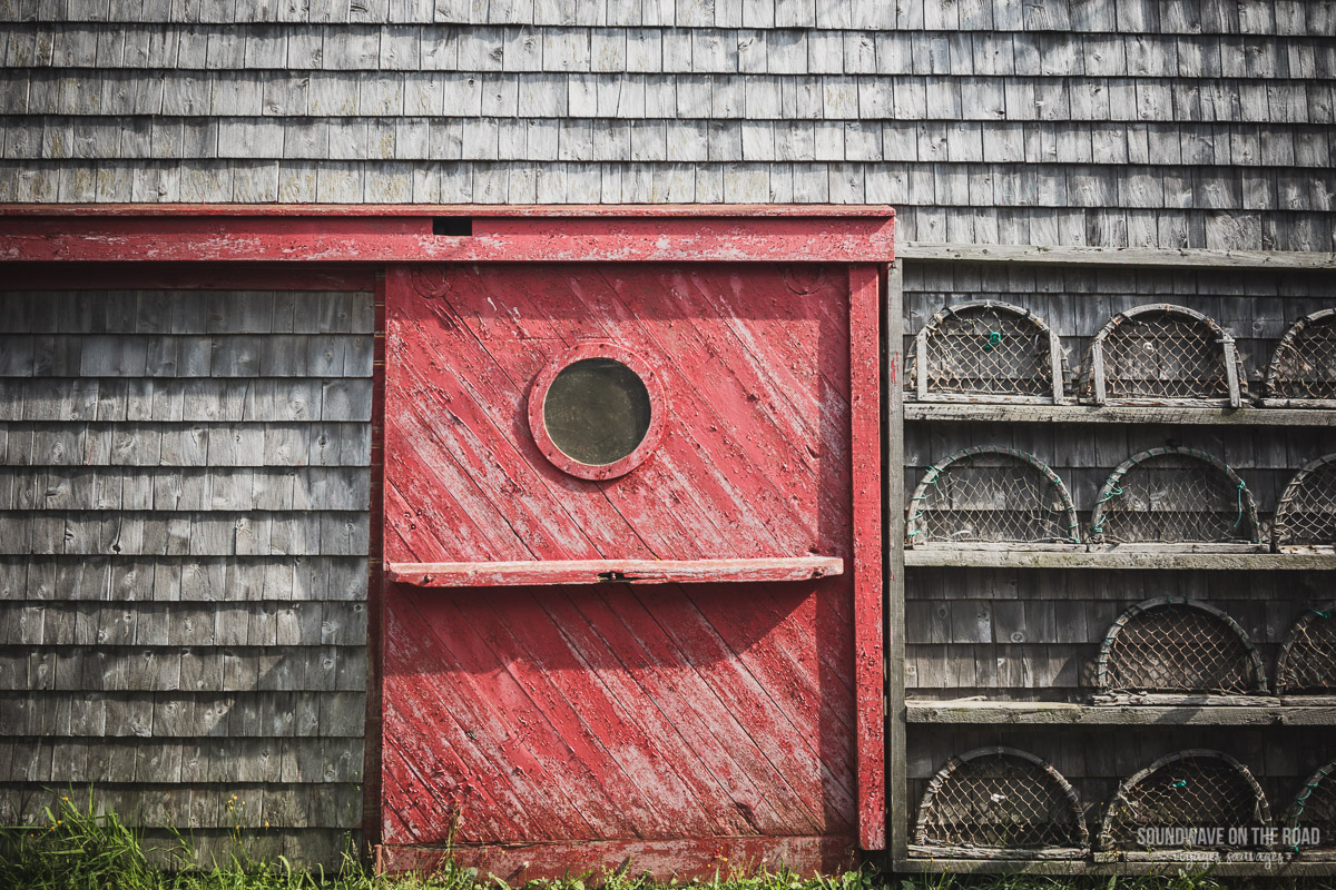 Maison de pêcheur sur l'île Grand Manan au Nouveau Brunswick